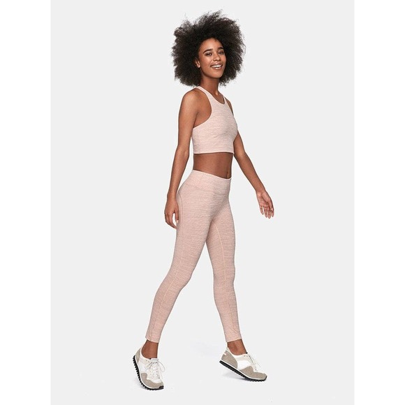 Outdoor Voices Leggings Medium Pink Purple TechSweat Flex High Rise Workout - Picture 2 of 12